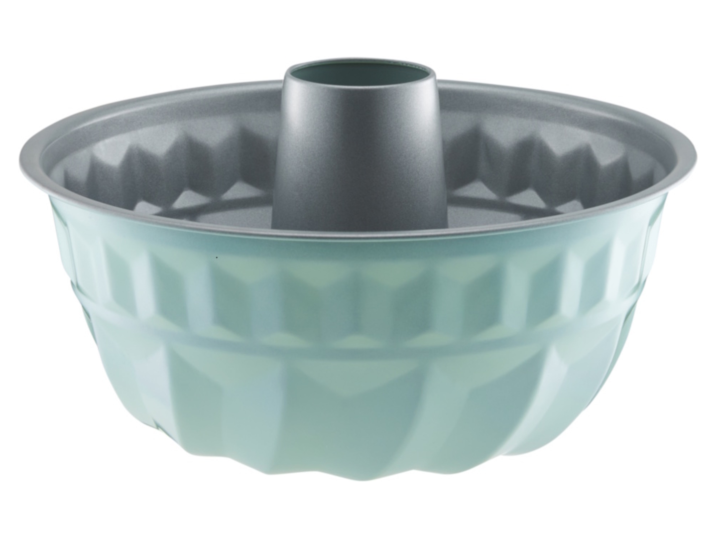 Forma do babki stalowa Fern 22 cm zielona