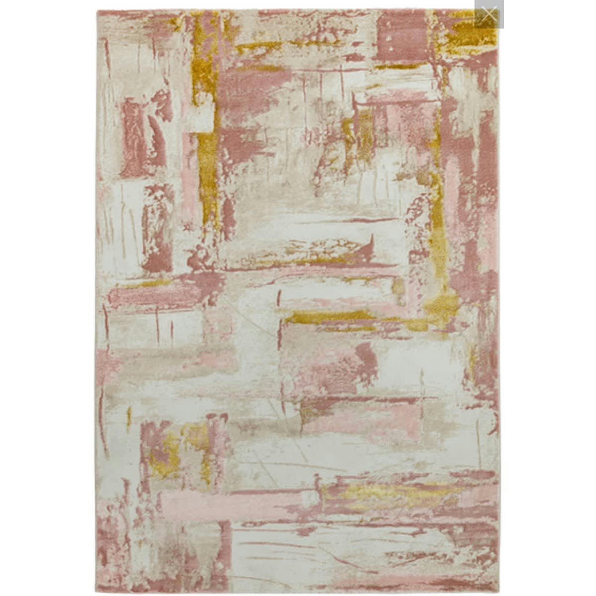 DECOR - Tapis de salon moderne en Polyester Rose 200x290 cm