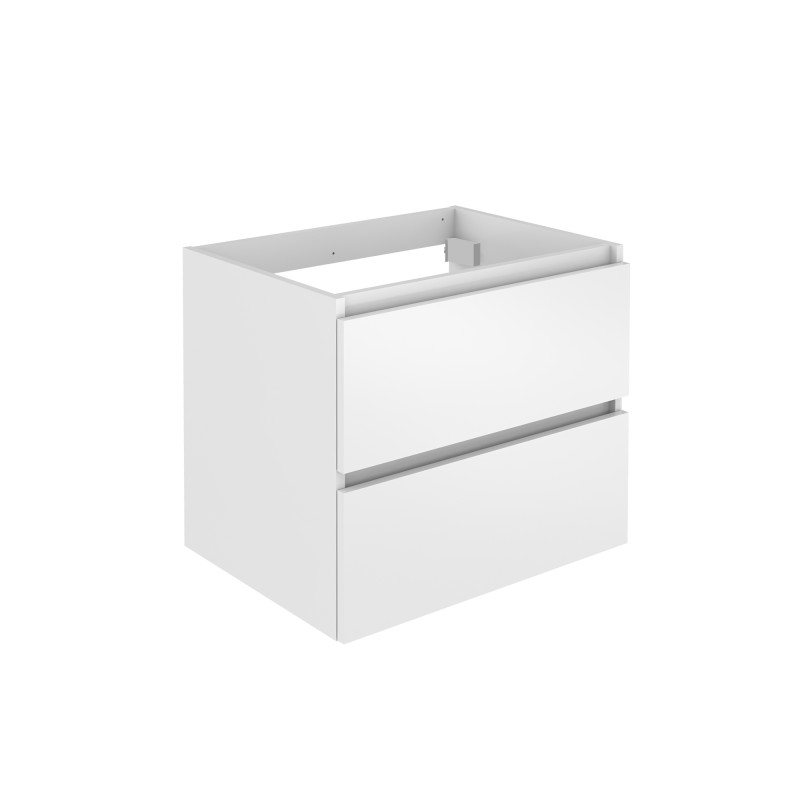 Meuble sous-plan Lunik avec tiroirs blanc brillant 60 x 46 x 55 cm ALLIBERT