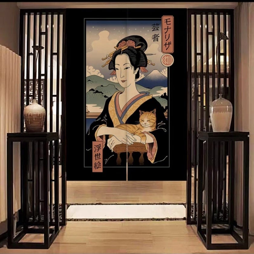 Fine Asianliving Japanse Noren Deurgordijn Japanse