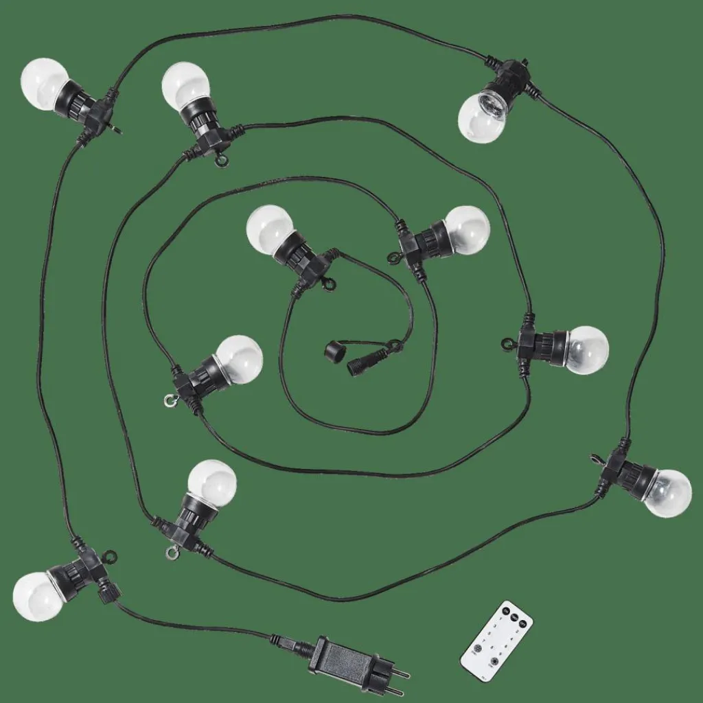 Guirlandes Lumineuses^CASA FESTA Guirlande Lumineuse Avec 10 LEDS 8 Fonctions