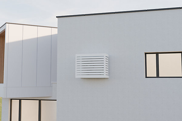 Cache Clim et PACStructure AluminiumCouleur BlancTaille M H 86L 109P 52 67 cm   15 cm réglable