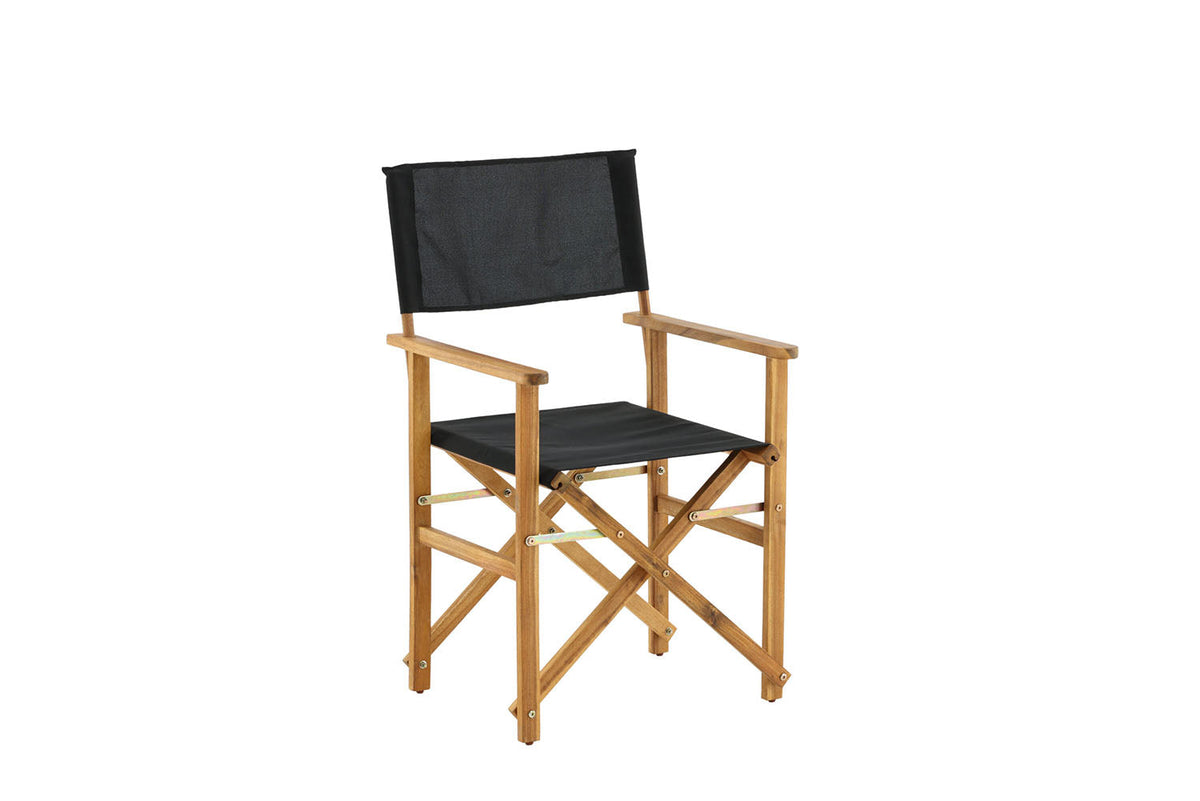 Rebellenclub Tuinstoel Boro - Set van 2 - Zwart