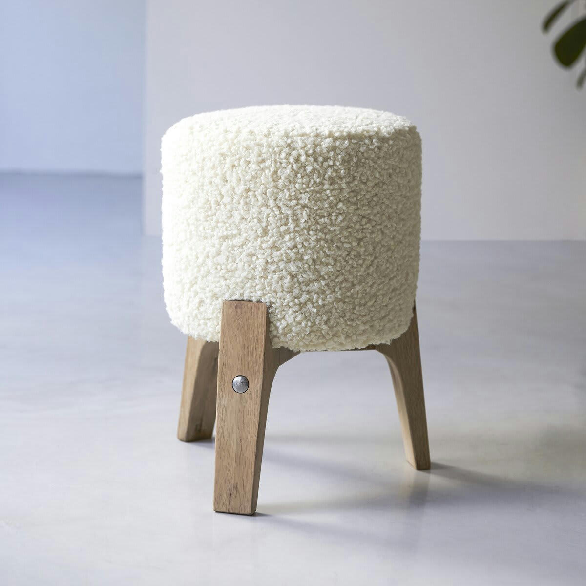 DRUM - Pouf M Himalaya en chêne massif