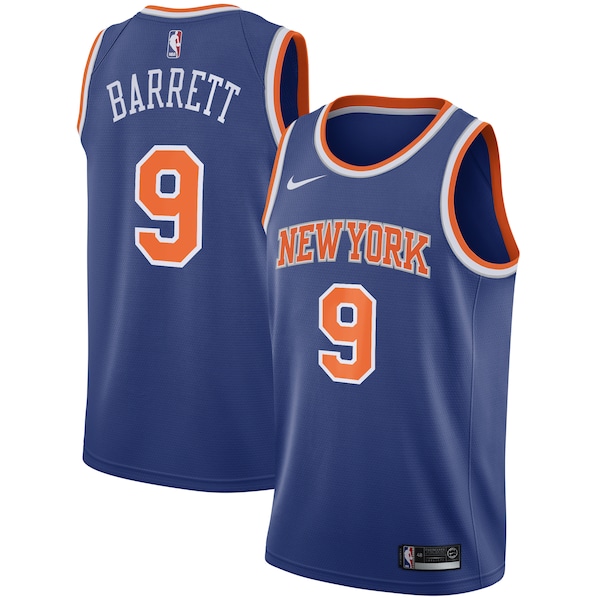 RJ Barrett New York Knicks Nike Swingman Jersey Blue - Icon Edition