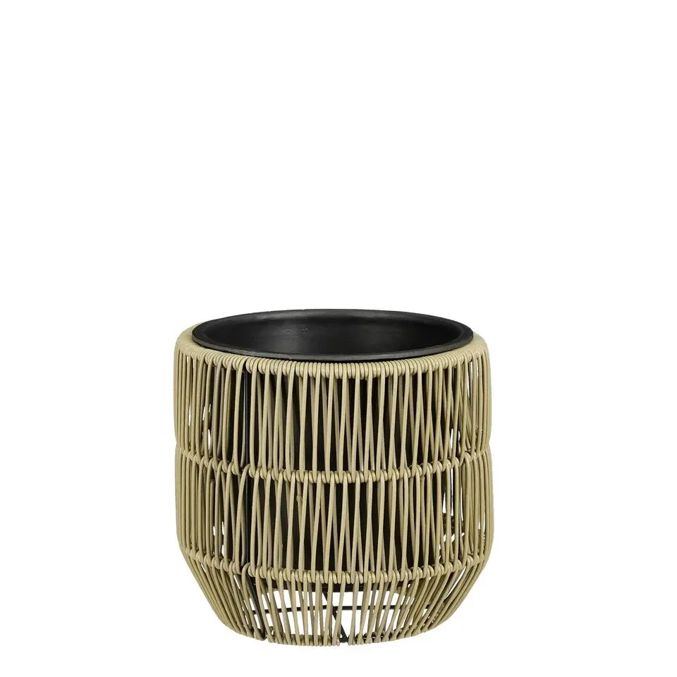 Mica Decorations Peta Bloempot �?Set van 3 �?Groen