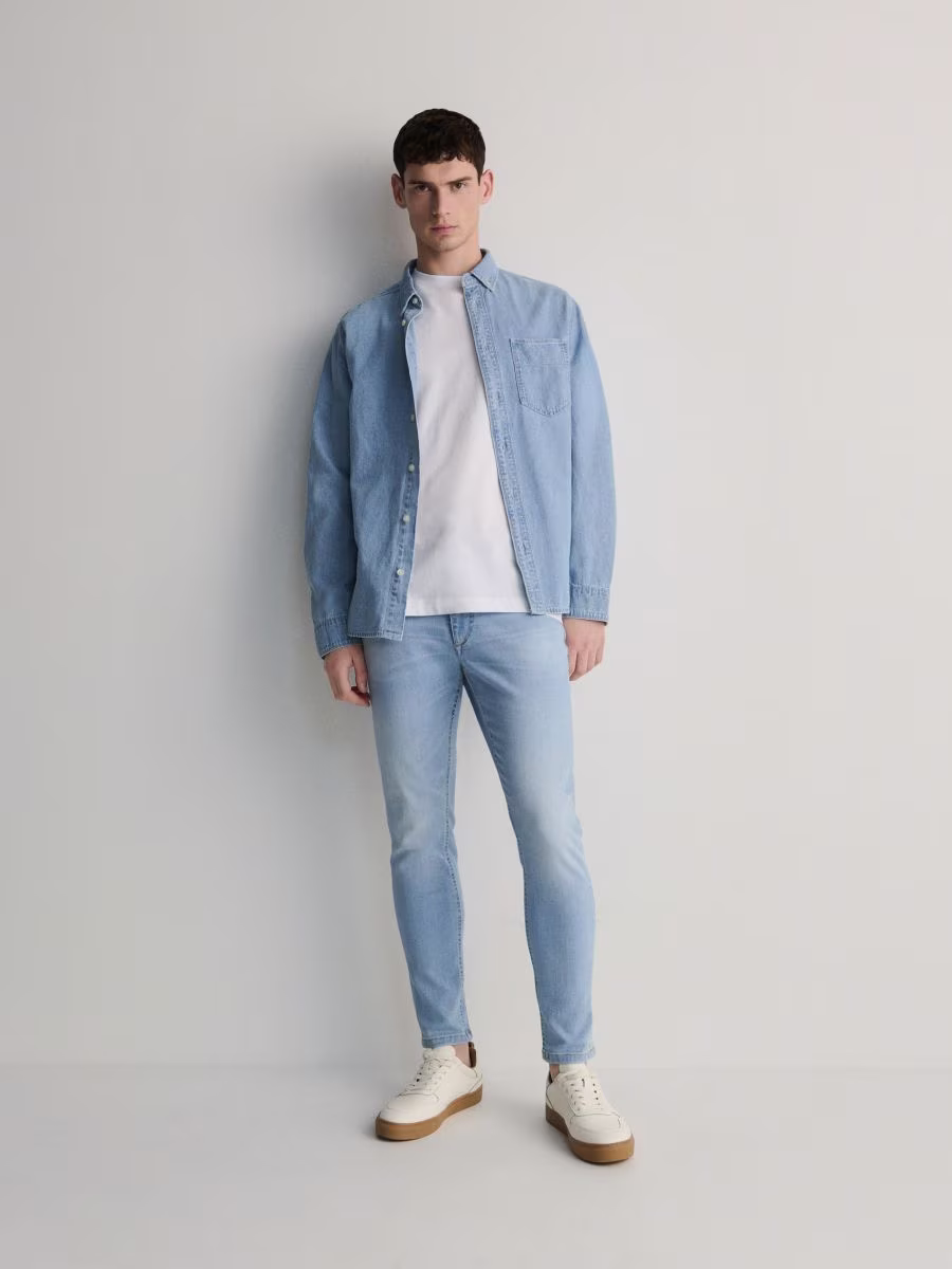 Skinny Jeans With Wash Effect
