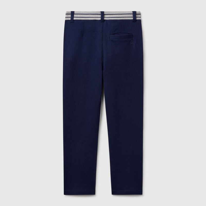 Long cotton trousers