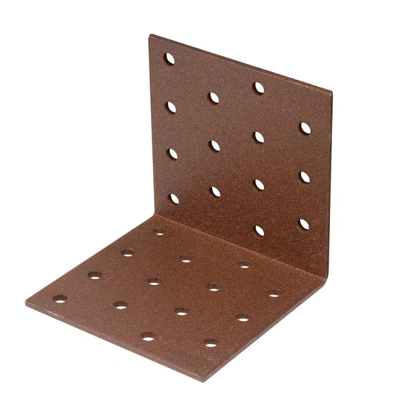 Lochplattenwinkel, BxHxL: 80 x 80 x 80 mm, Stahl, 25 Stück