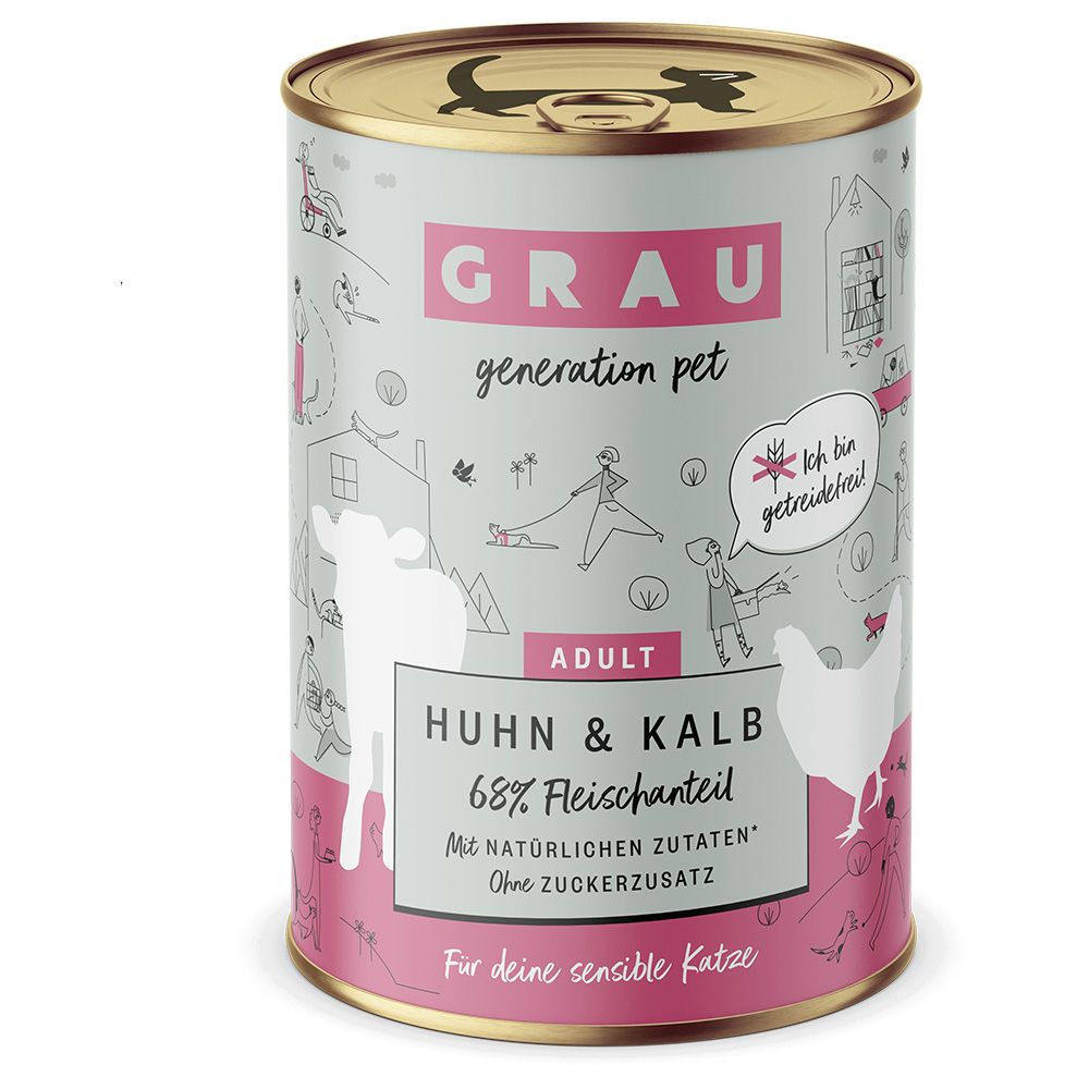 GRAU Gourmet Adult Grain-Free 6 x 400g