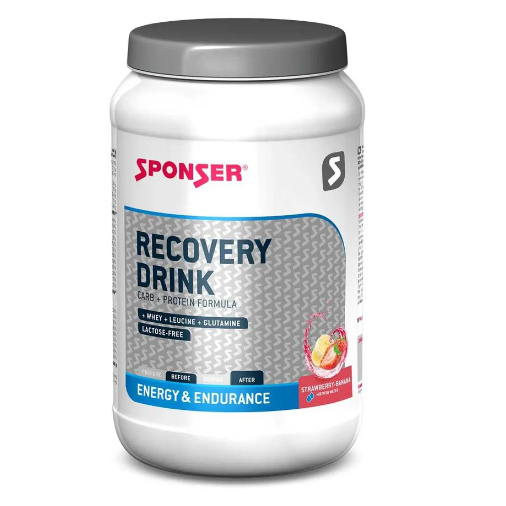 Sponser Sport Food Recovery drink Strawberry&Banana 1200g