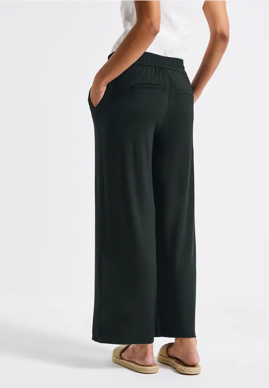 Wide Leg Hose mit Jogg Bund