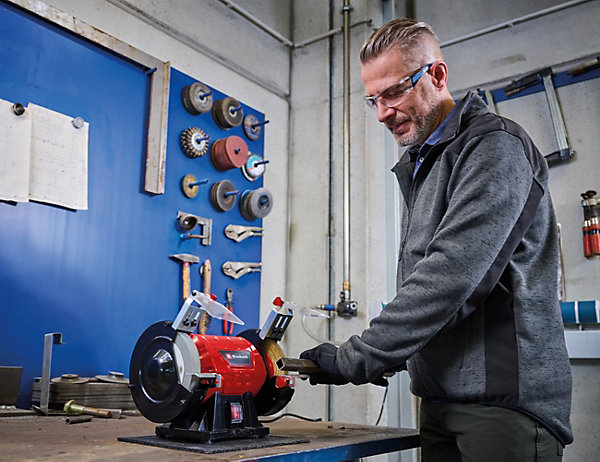 Einhell Touret à meuler TC-BG 150 B - D.150 - Taille de grain K36 - 350 W