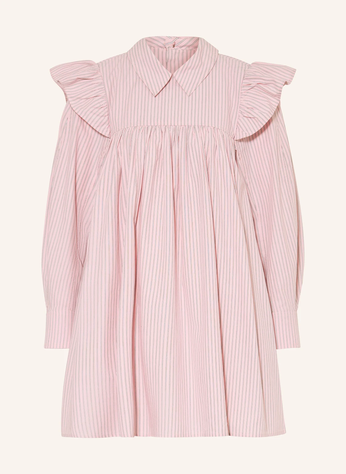GANNI Kleid mit Rüschen