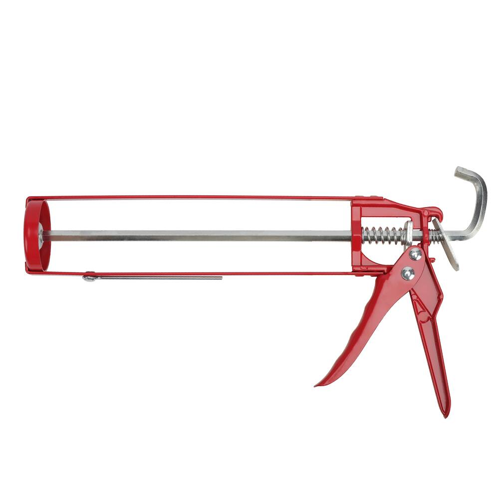 Heavy-Duty Universal Metal Caulking Gun Dispenser/Applicator with Ladder Hook