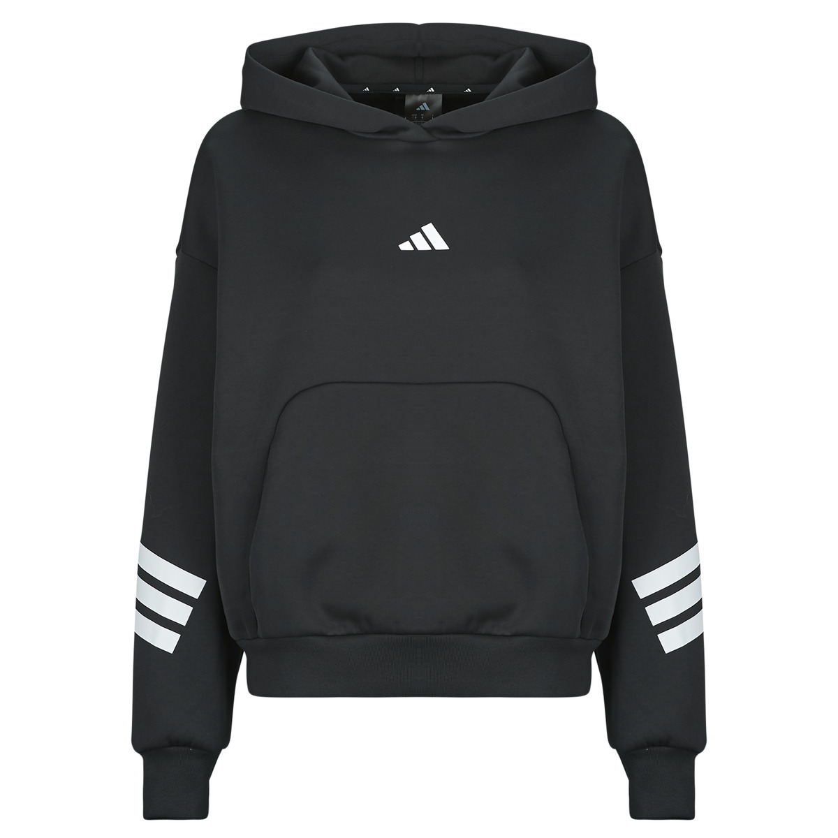 adidas - Future Icons 3-Stripes Hoodie - Black / White