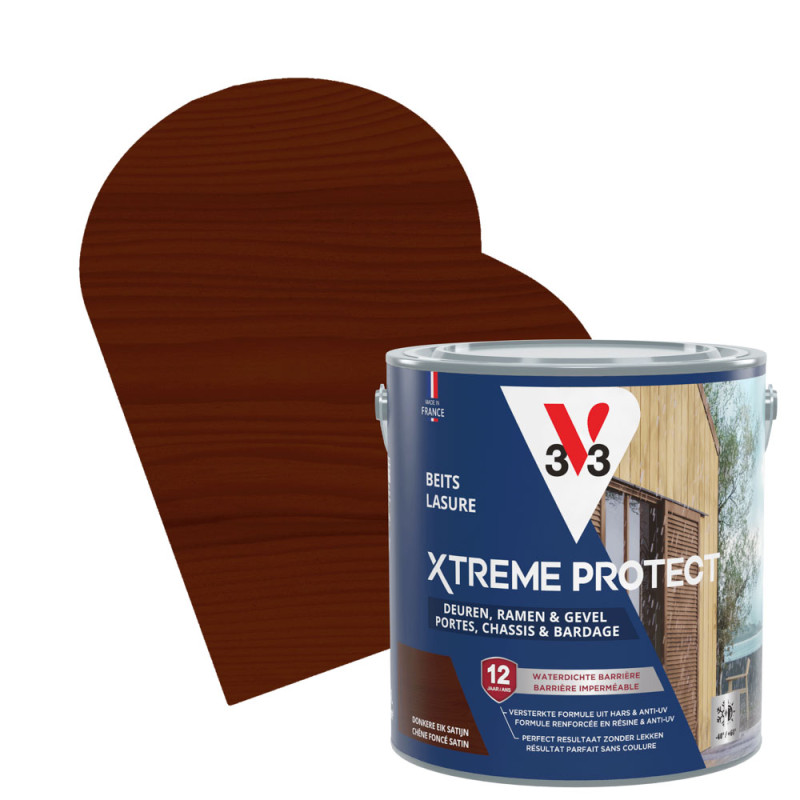 Lasure pour bois Xtreme Protect chêne foncé 2,5 L V33