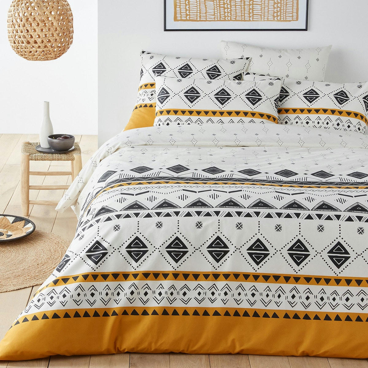 Housse de couette percale de coton, Bahiya