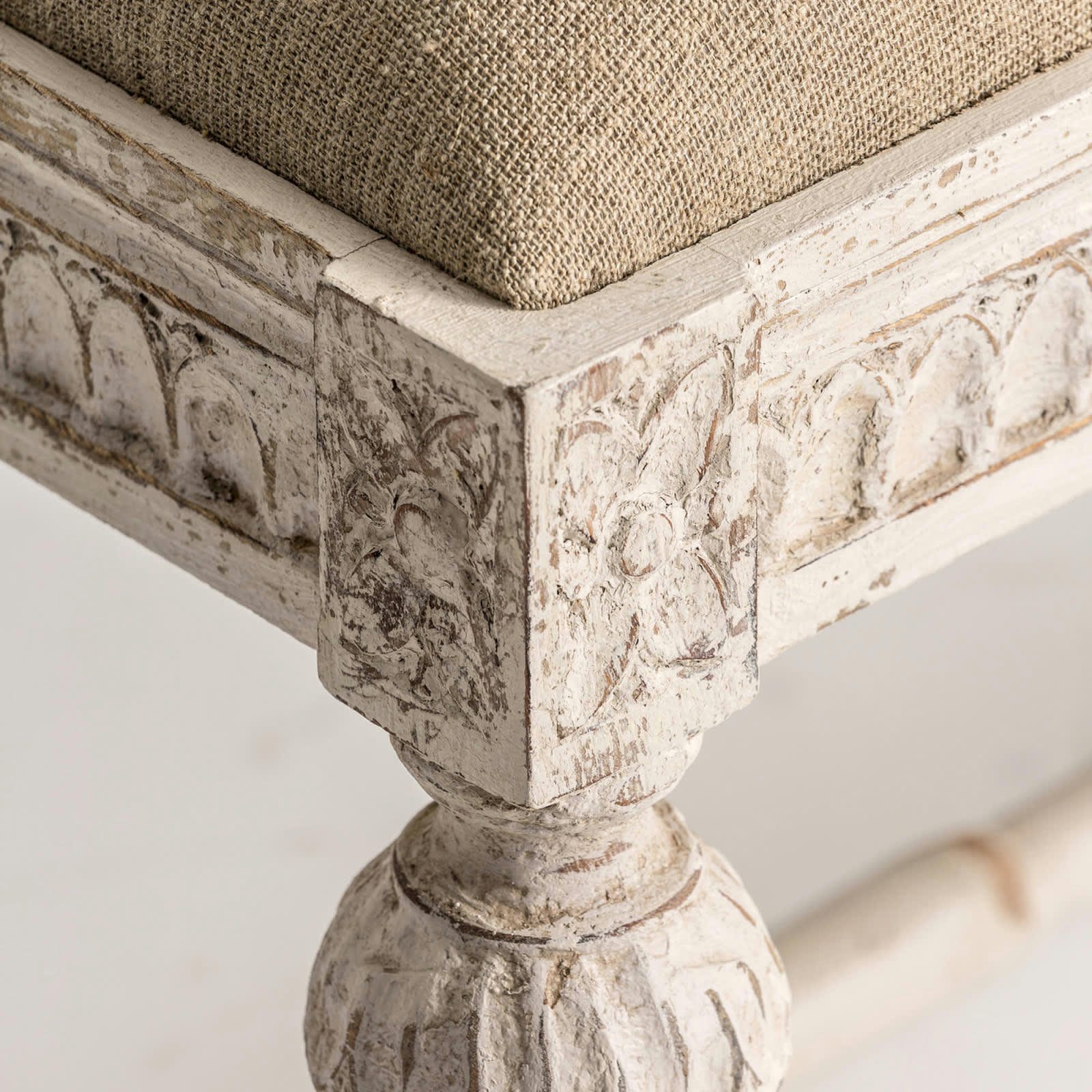 CEPOY - Bout de lit Lin Beige