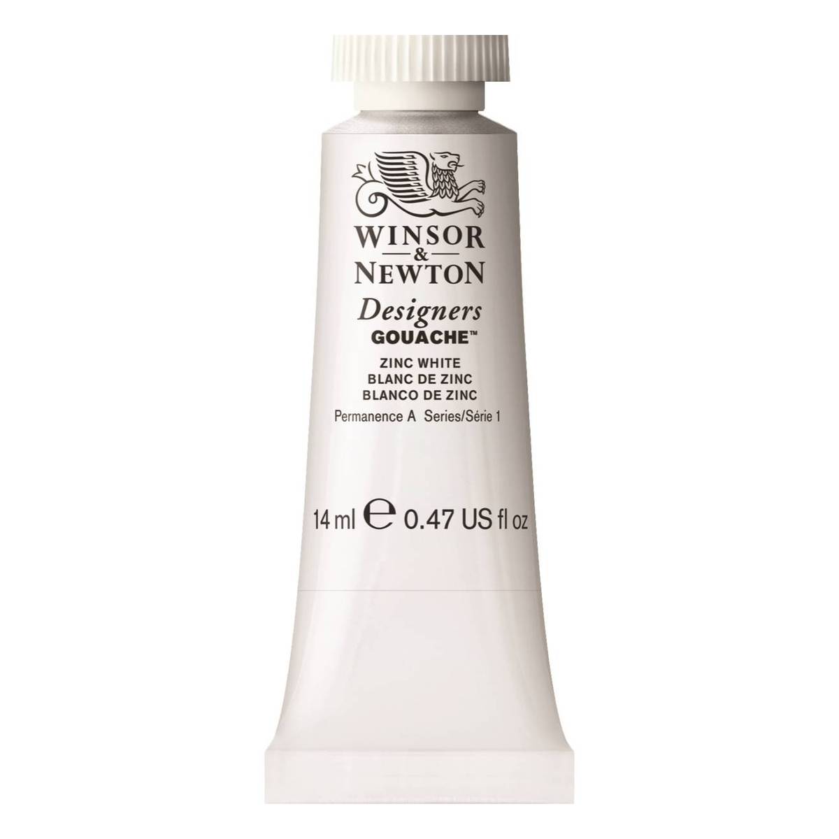 Winsor & Newton Zinc White Gouache Tube 14ml