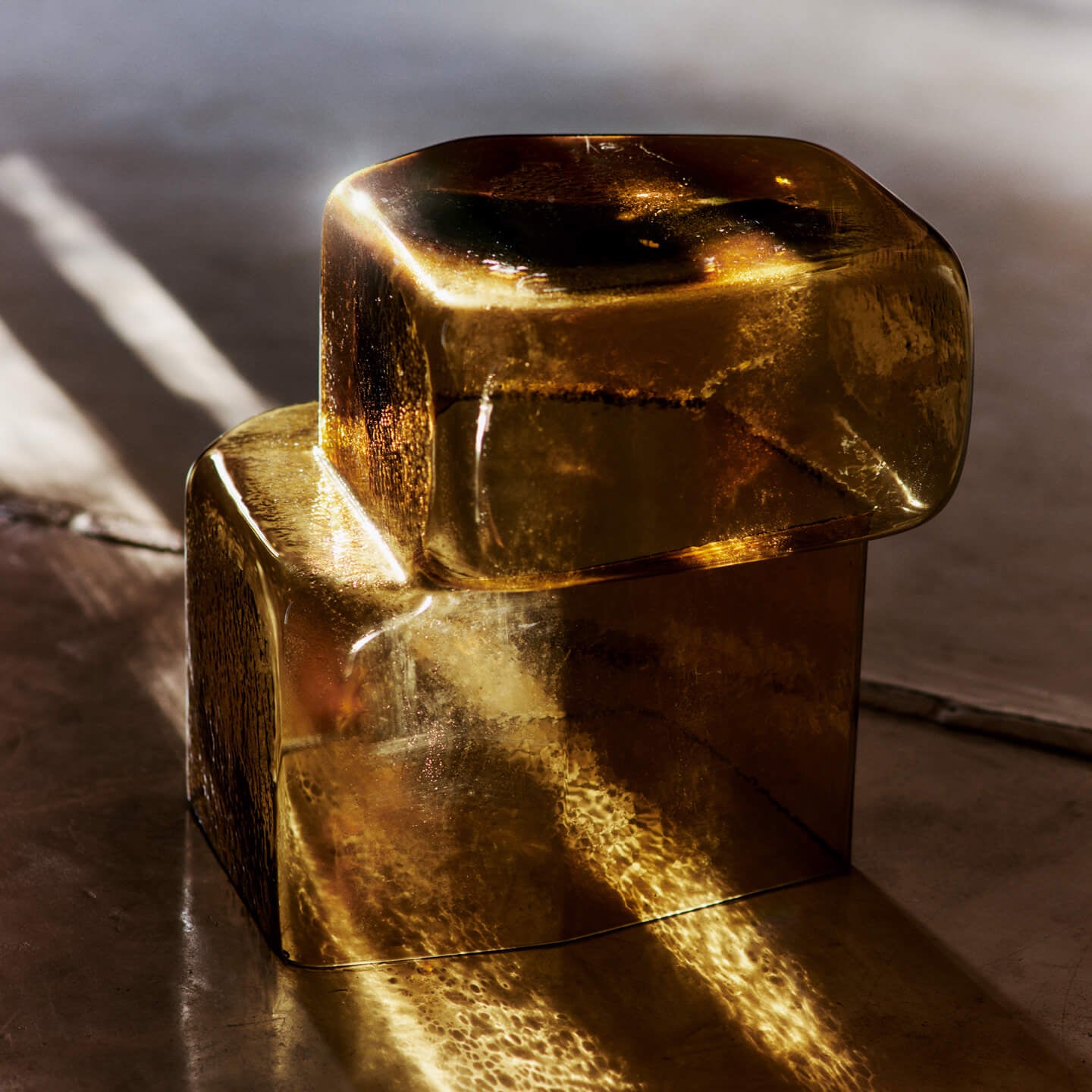 Ferm Living Oscil Sculptuur - Recycled Amber