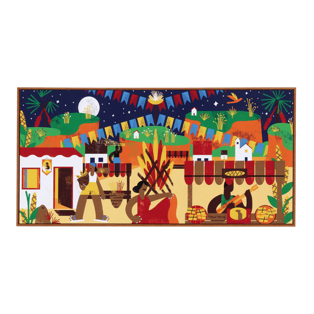 QUADRO 50 CM X 25 CM TEMPO DE COLHER