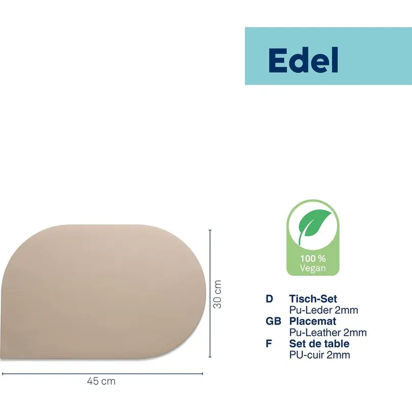 Tischset Edel
