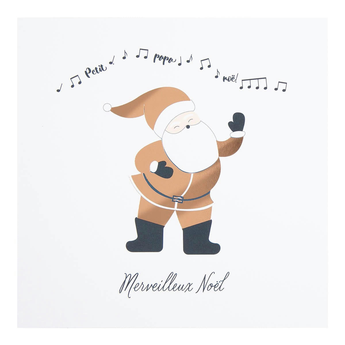 - Carte De Vœux Etincelle Chant Père Noël