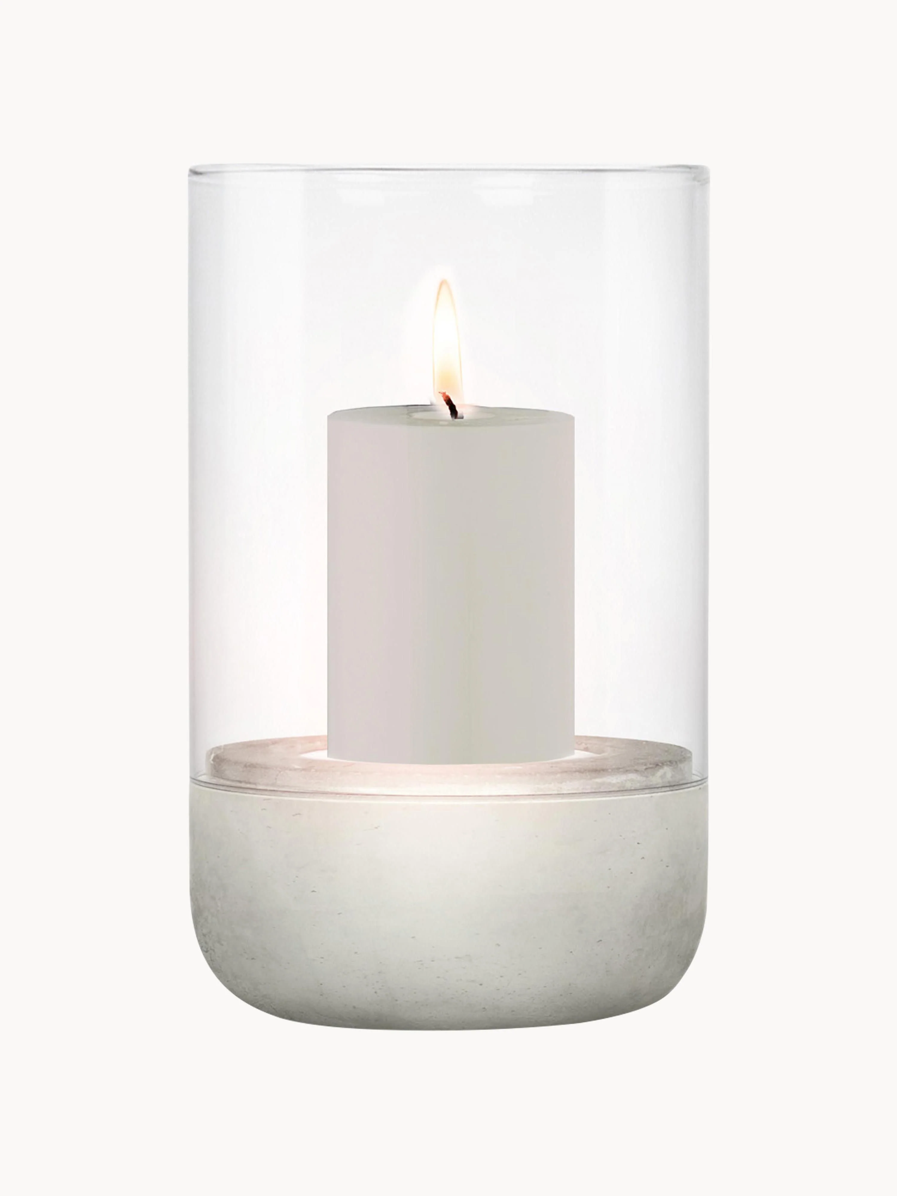 Windlicht Calma aus Glas, H 20 cm