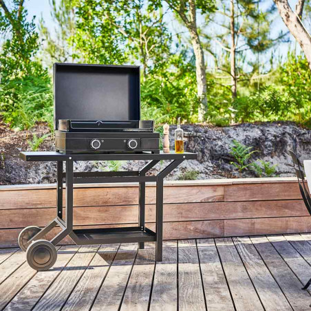Couvercle acier noir plancha Modern 60 - Forge Adour