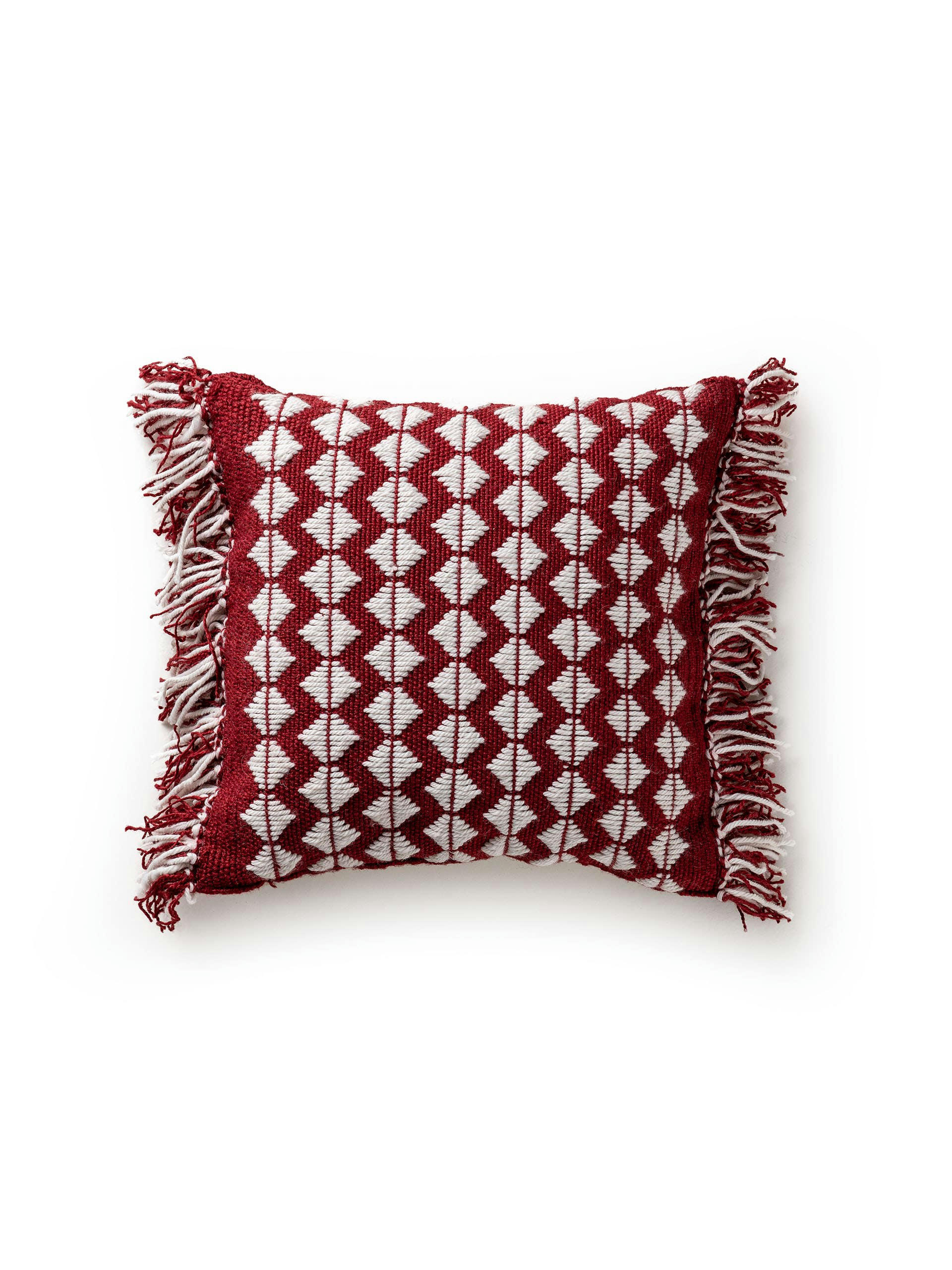 MORTY - Coussin d'intérieur et d'extérieur rouge 40x40