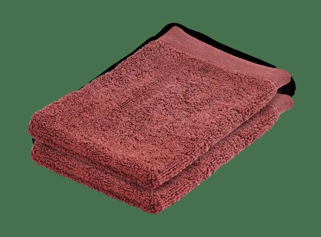 Gants De Toilette^CASA B-LUX Gants De Toilette Set De 2 Rouge