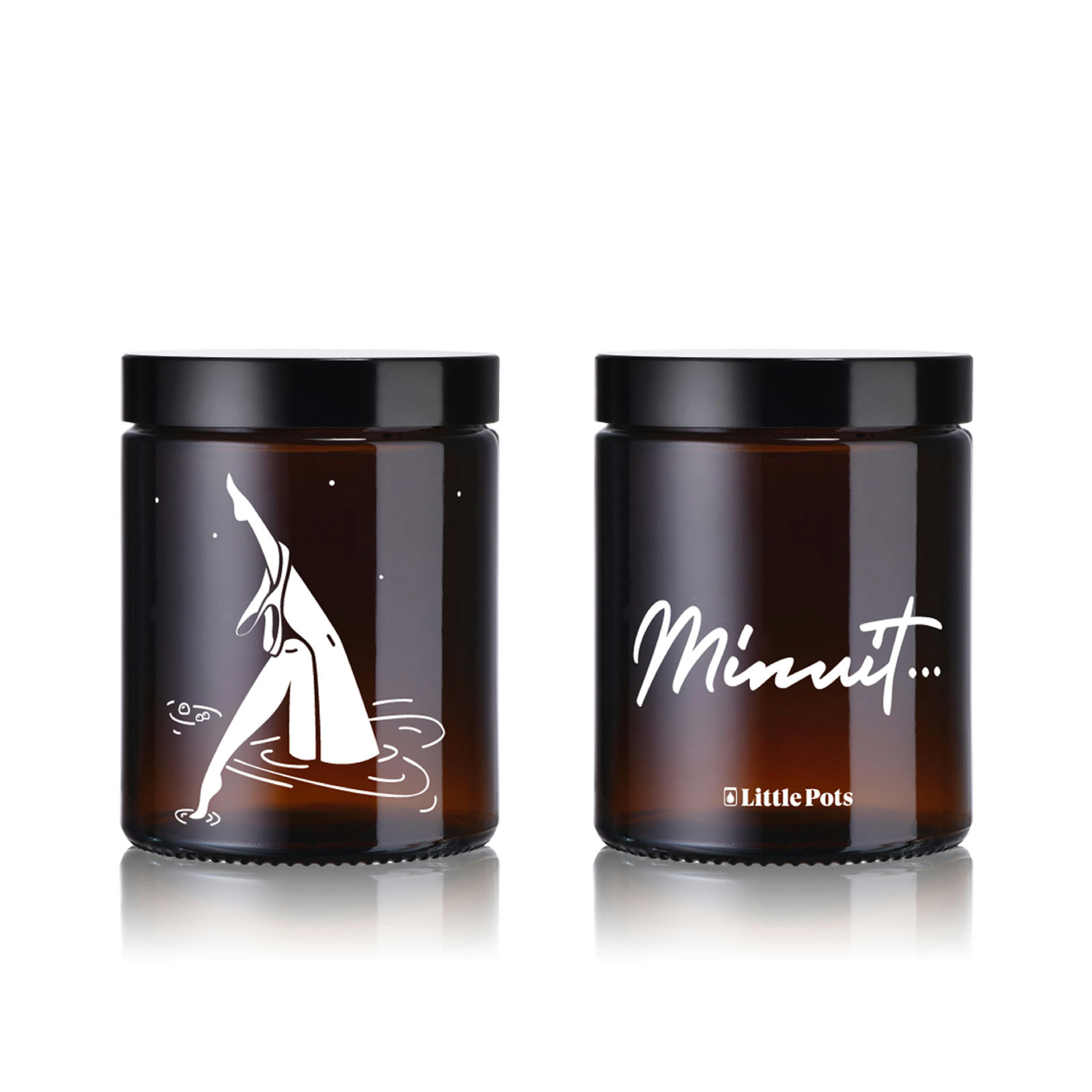 Édition limitée MINUIT - Bougie vegan en cire naturelle Eau d’Amour - édition limitée Minuit