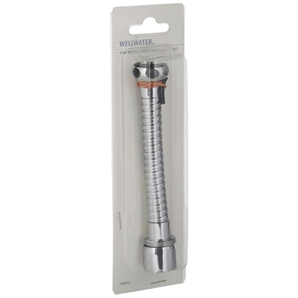 Hahnschlauch, Metall, 15 cm lang