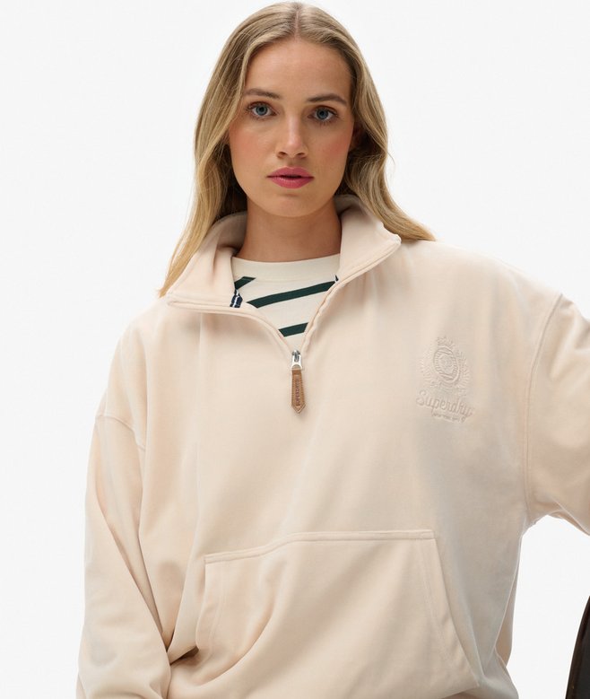 Country Club Velour Quarter Zip