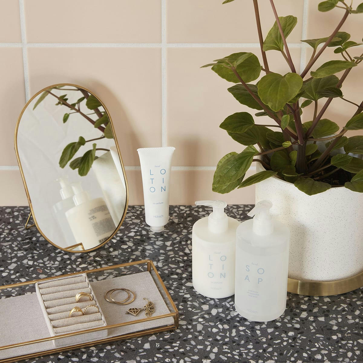 BLANC - Pots en céramique blanc (set de 2)