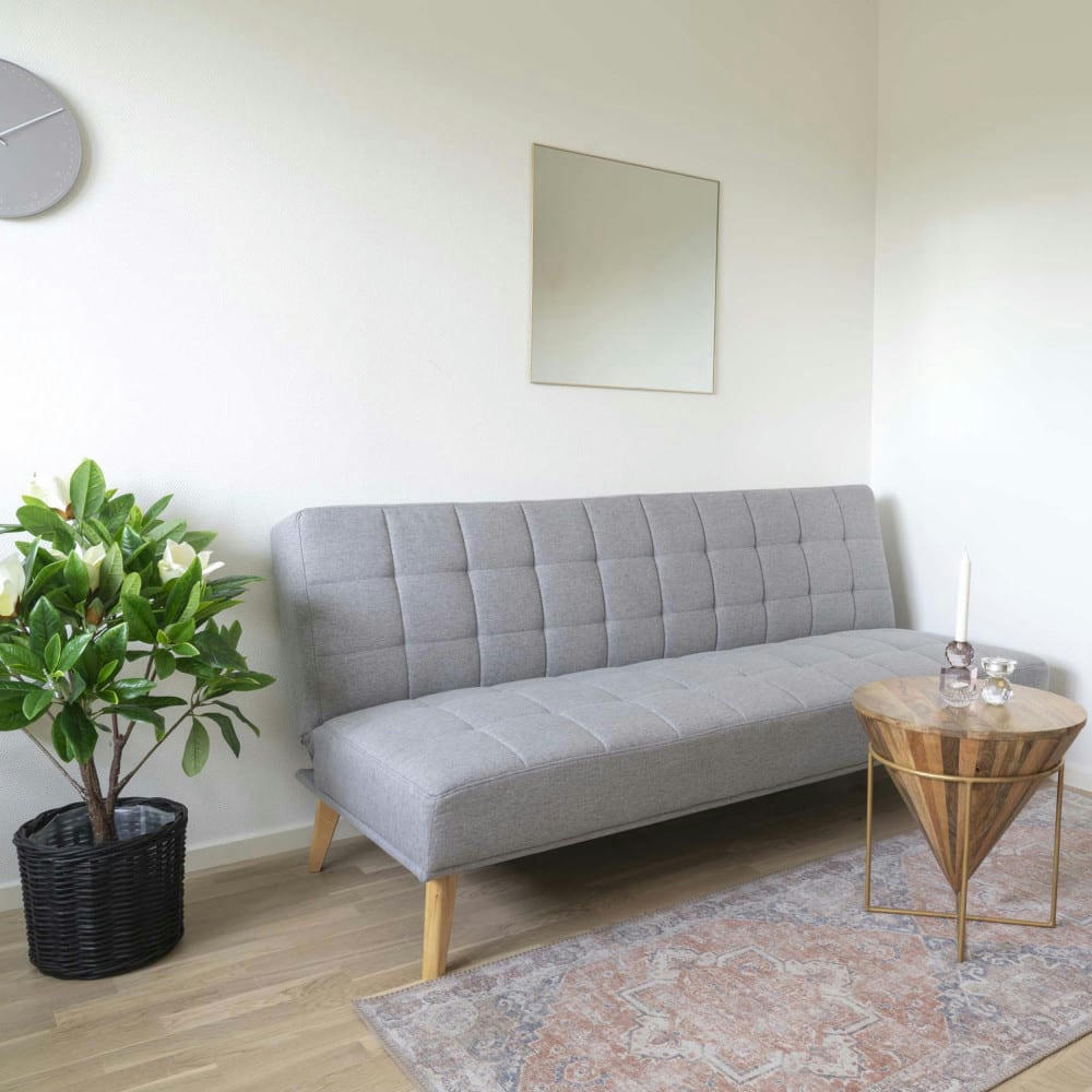 JERSEY - Miroir carré en métal 60x60cm laiton