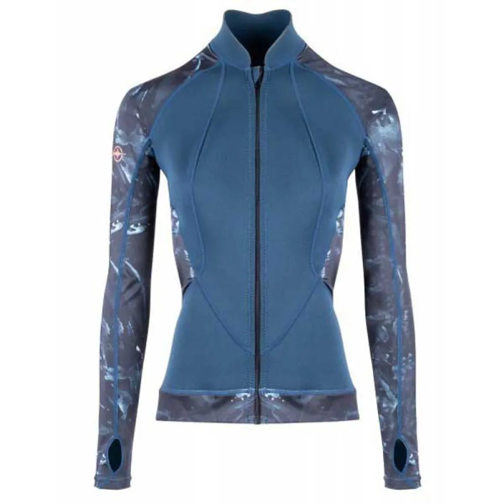 Beuchat Atoll long sleeve full zip rash guard