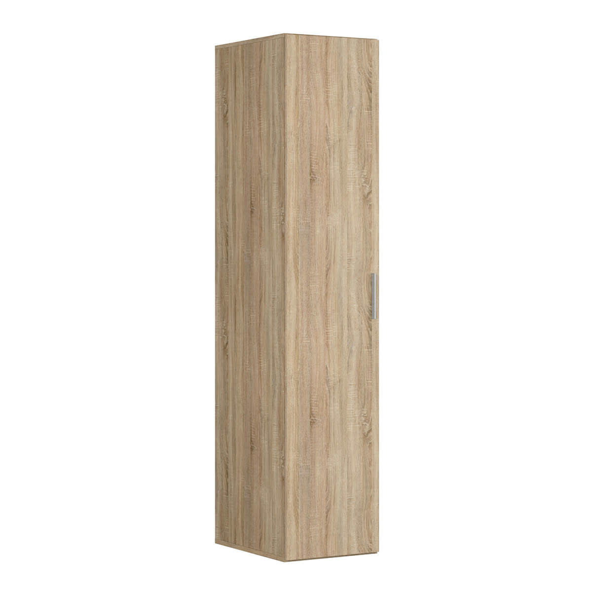 - Armoire colonne 1 porte L50 x H240 cm stratifiés naturel