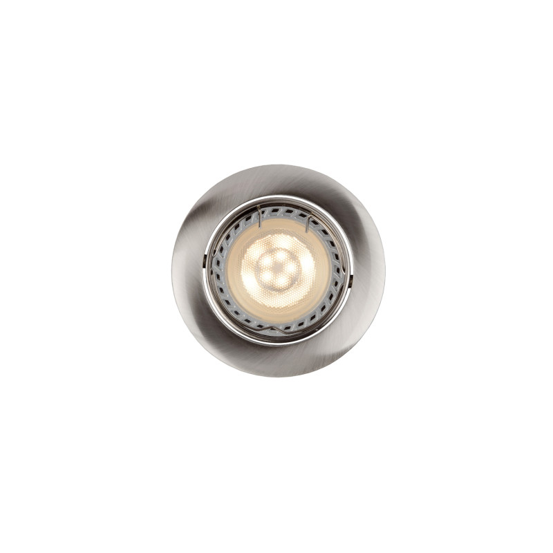 Spot à encastrer LED Focus inox dimmable Ø 8,1 cm GU10 5 W LUCIDE