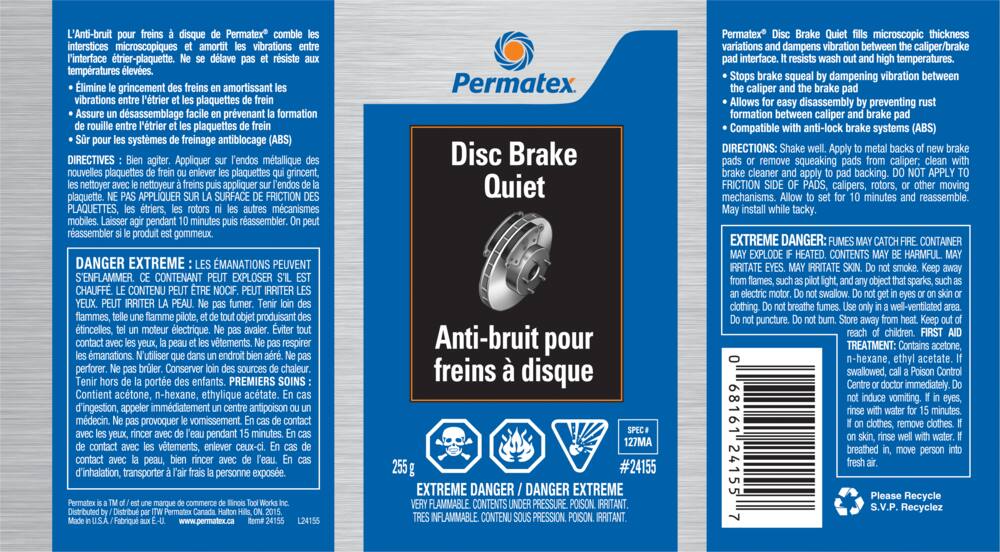Permatex® Disc Brake Quiet, 127MA 255-g