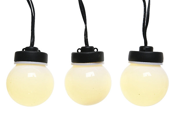 Guirlande lumineuse extérieure 24 ampoules pour parasol - 1,20 m - Jardideco