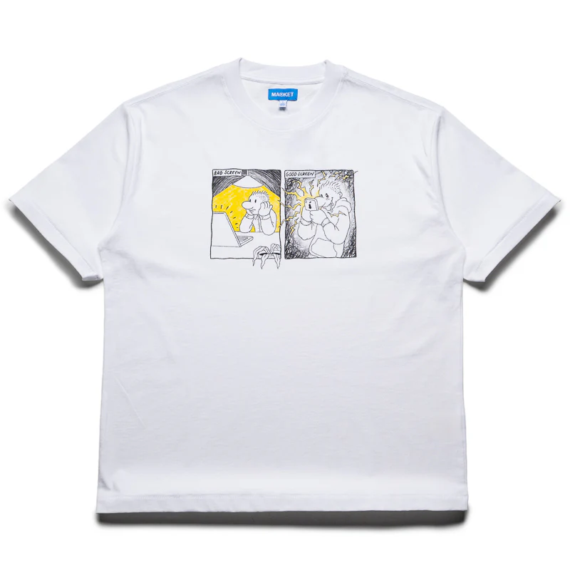 Market Good Screen Comic Tee - White