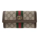 Gucci Unisex GG Long Wallet