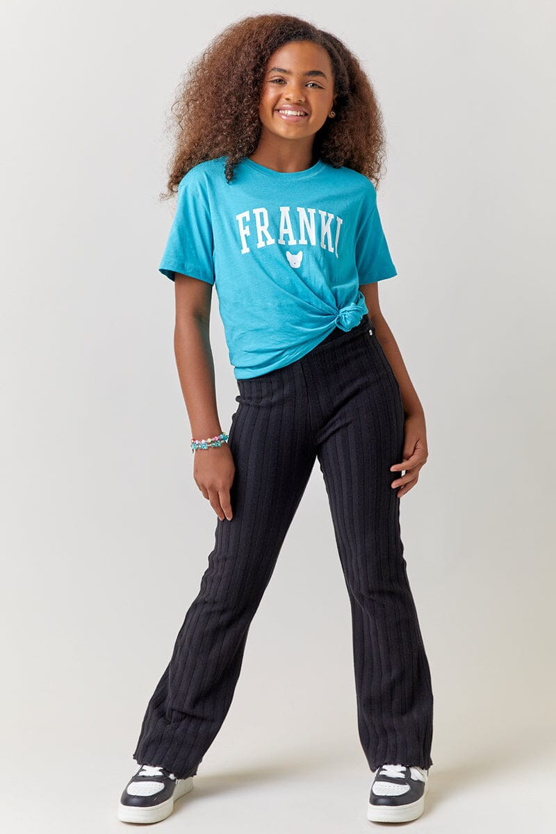 Hello Franki Short Sleeve Logo Tee for girls