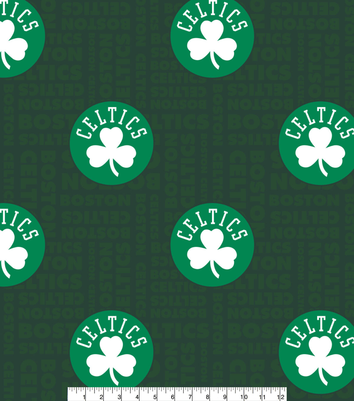 Boston Celtics Toss Wordmark NBA Fleece Fabric