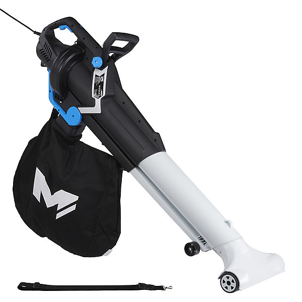 Aspirateur souffleur broyeur filaire 3000 W - 228 m³/h - ratio 15:1 - avec sac de 50 L - Mac Allister MBVP