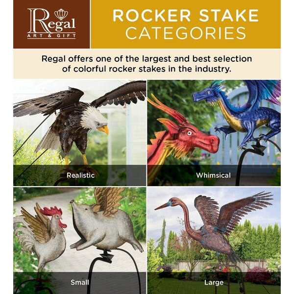Rocker Butterfly Stake - Monarch