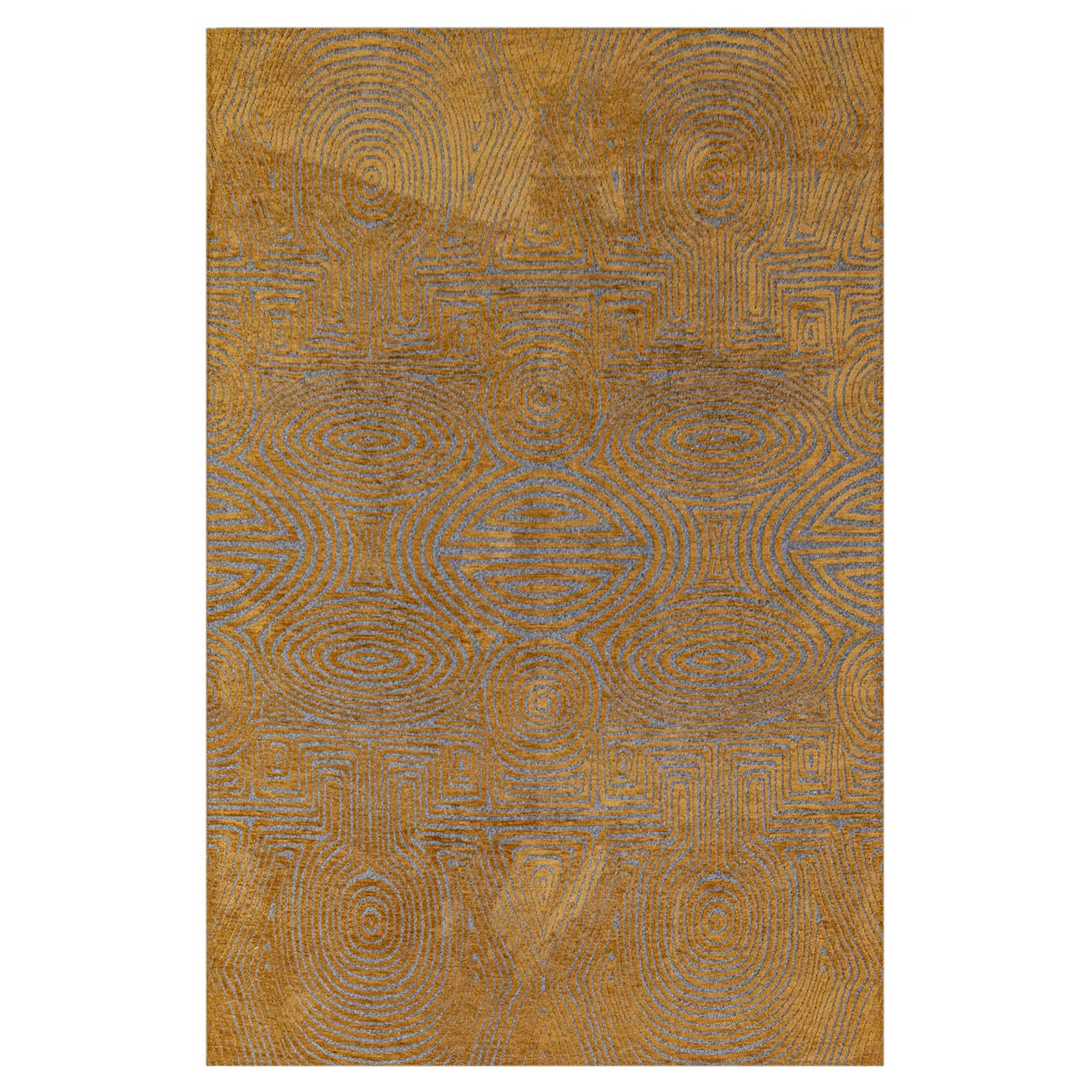 Lola&Moi vloerkleed Gold Stone - goud - 170x240cm