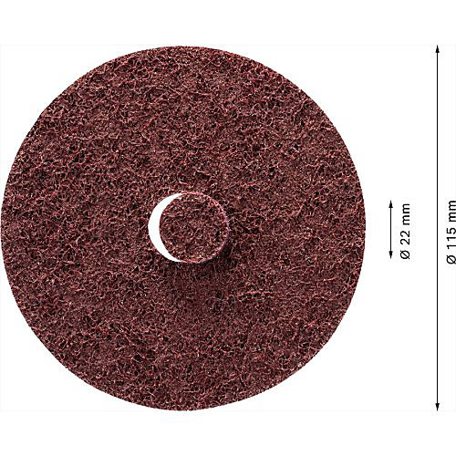 Disque abrasif non-tissé Expert N477 SCM D 115mm grain moyen - BOSCH - 2608901266